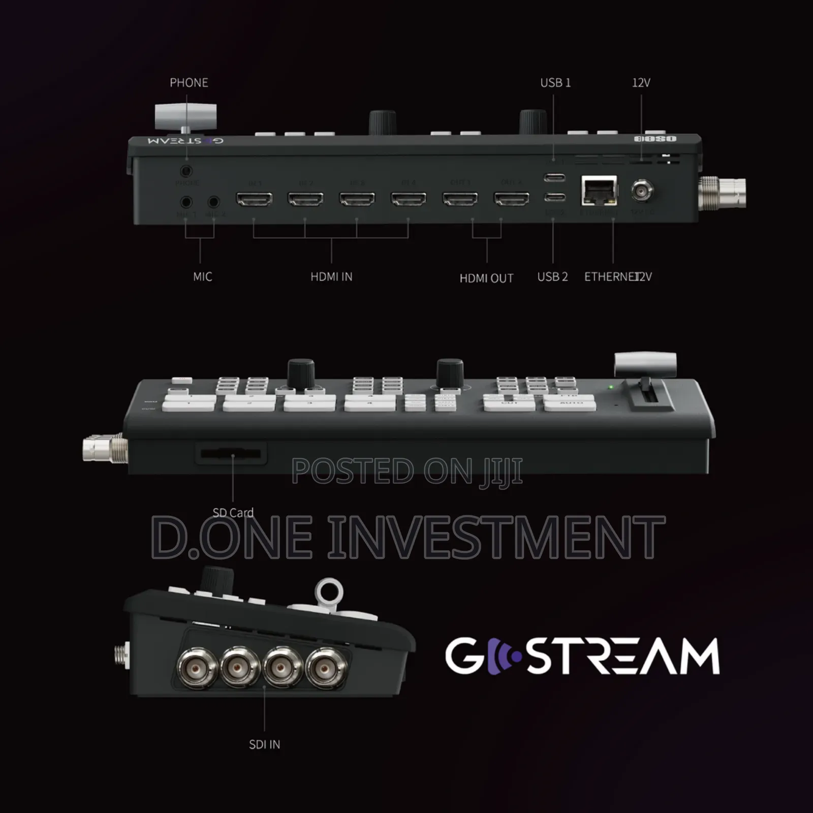 Osee Gostream Duet Sdi/Hdmi/Ndi|Hx Live Stream Video Mixer
