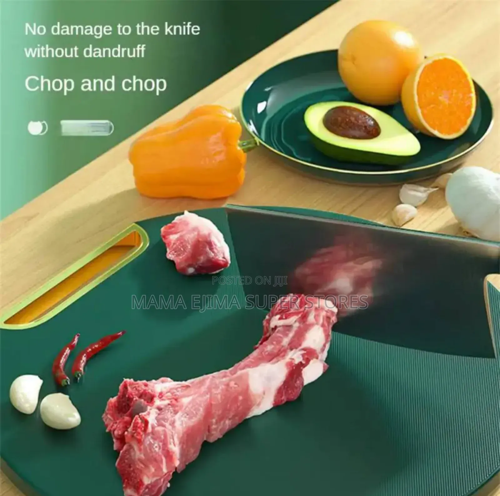 Ultisize Green Cutting Board Round Anti-skid Anti-milde