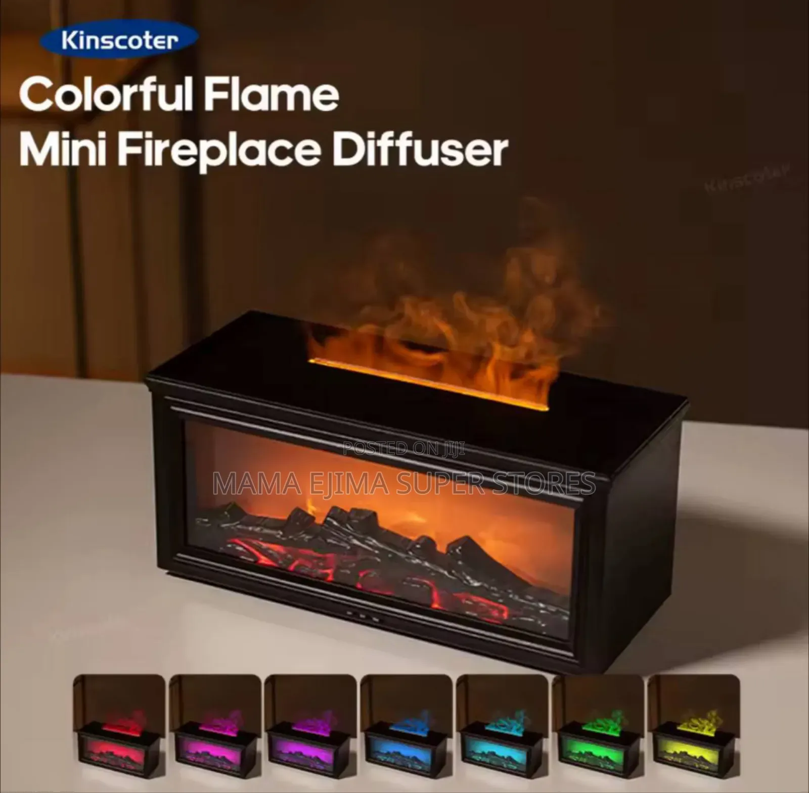Creative Fireplace Air Humidifier 280ml Simulated Flame Aro