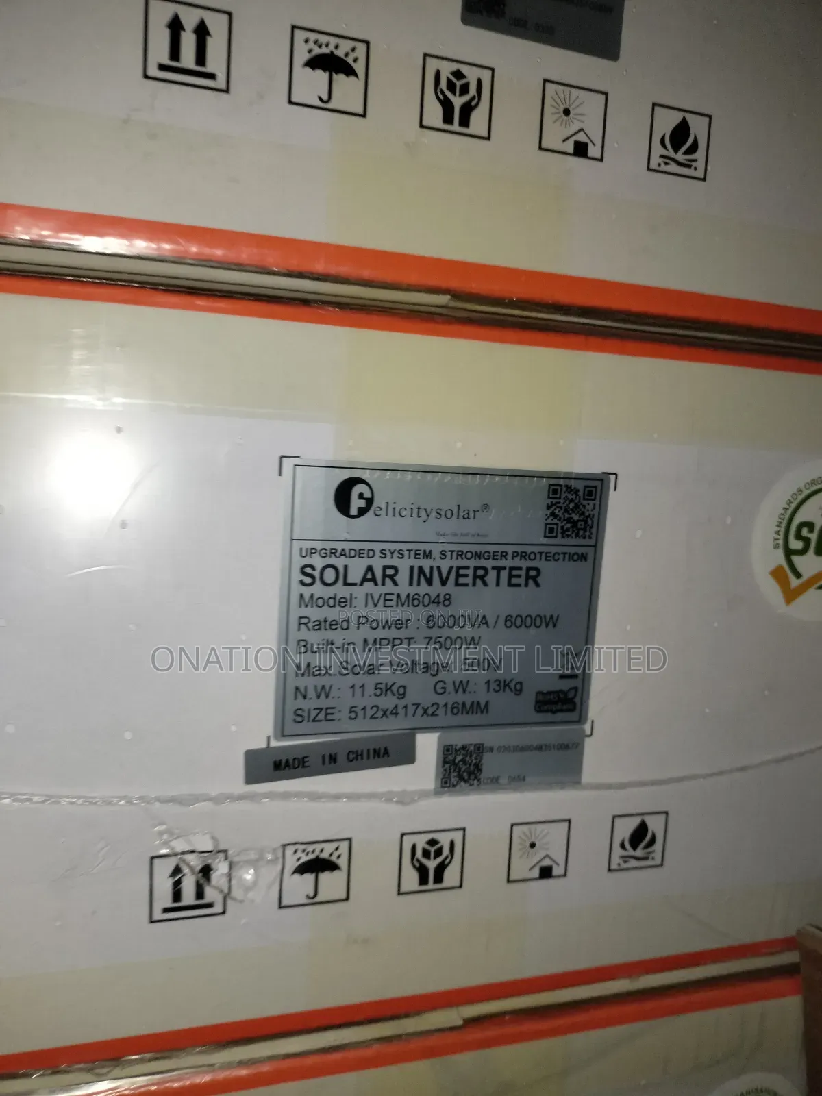 6kva 48v Felicity Hybrid Inverter