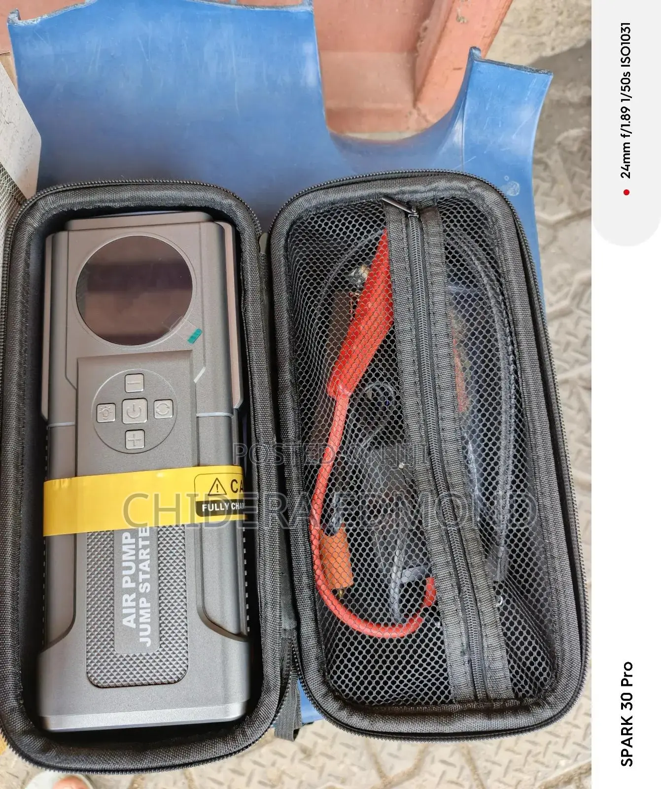 3in1 Portable Jumpstarter With Tyre Inflector Pump