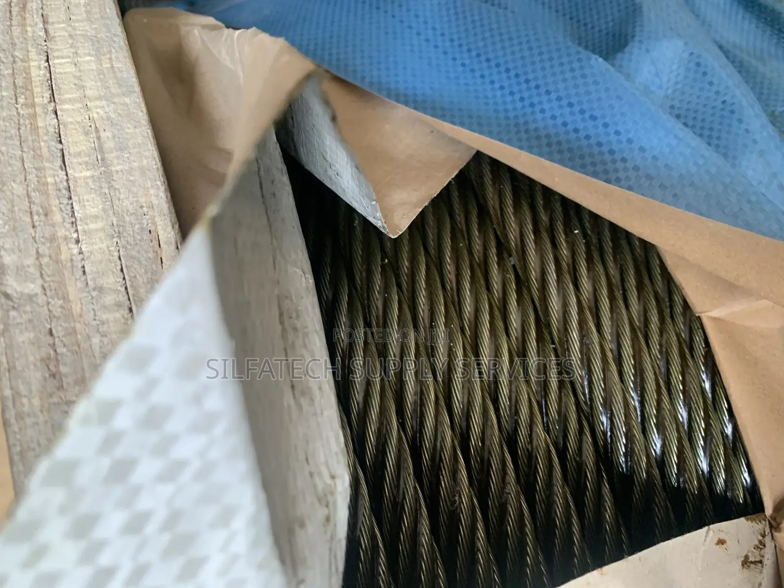 16mm Black Steel Core Wire Rope
