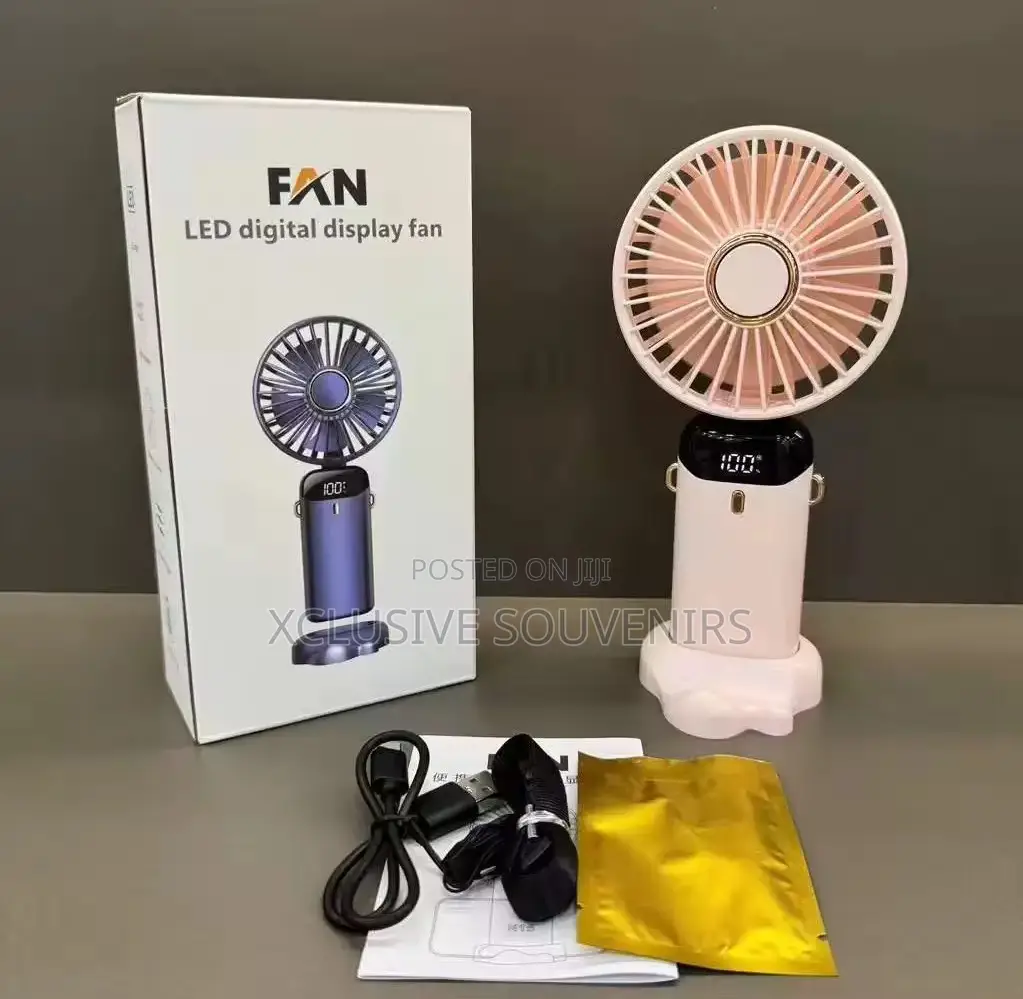 1800mah Mini Personal Foldable Hand Fan Usb Rechargeable