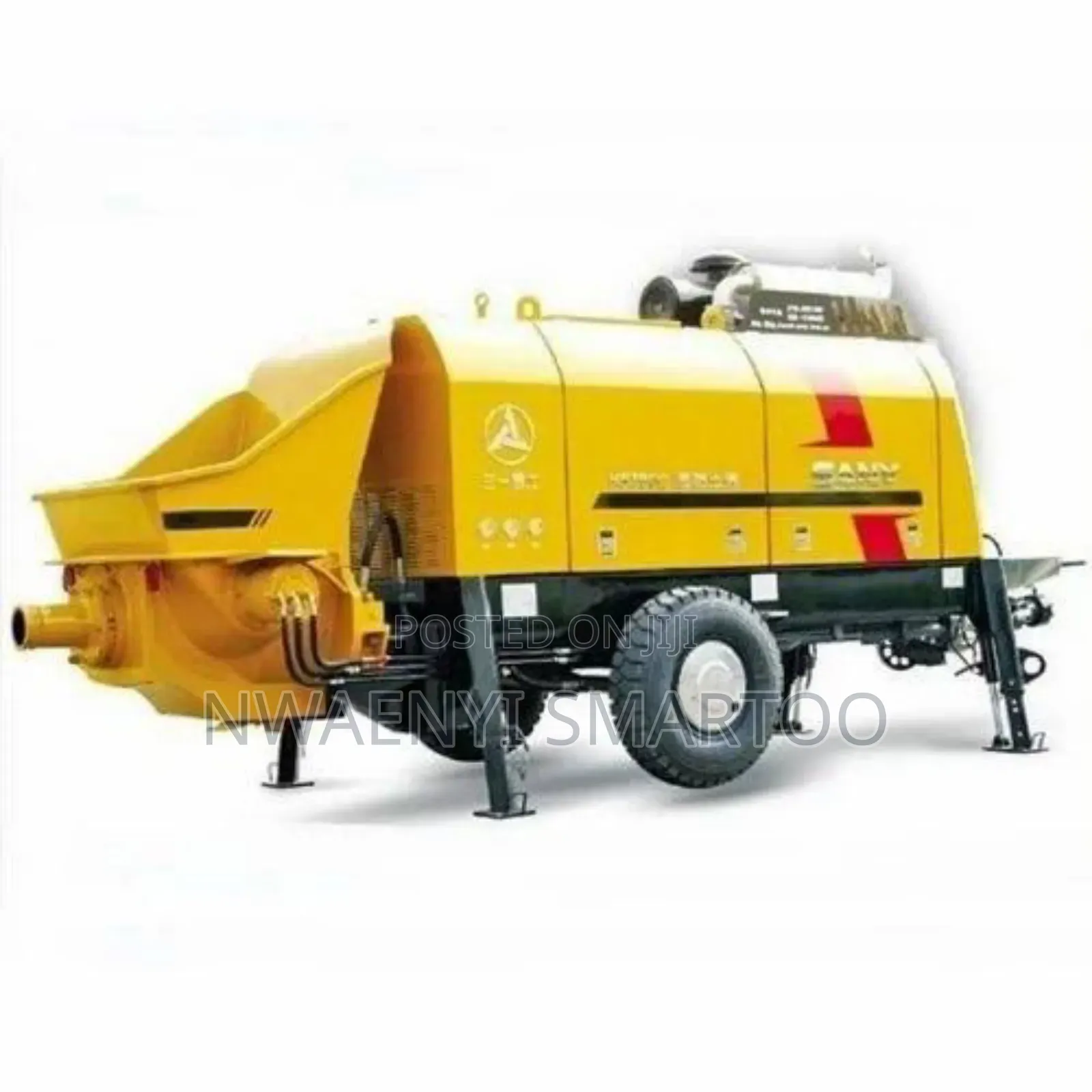 Heavy Duty Concrete Pump Machine 80cubic