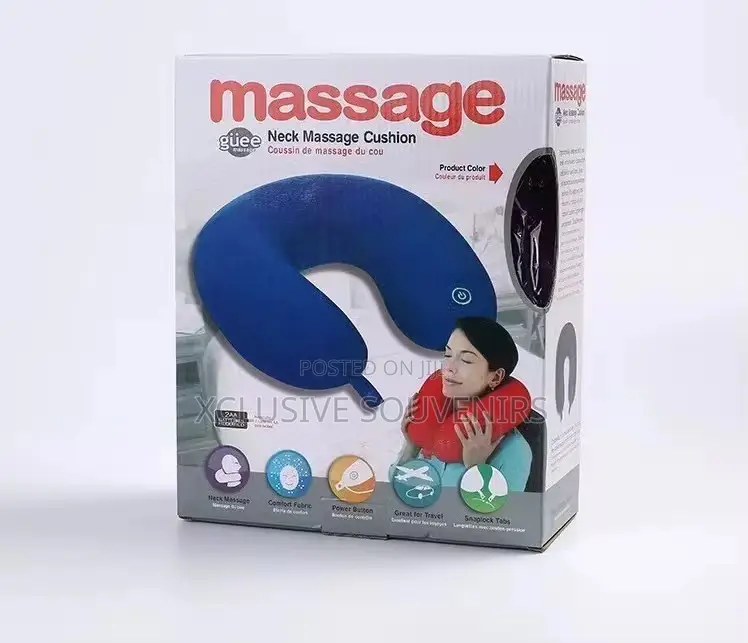 Travel Neck Pillow & Electric Vibration Massager Pillow