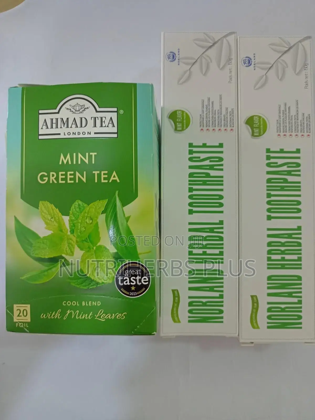 Norland Toothpaste + Mint Green Tea: 100% Treats Mouth Odour