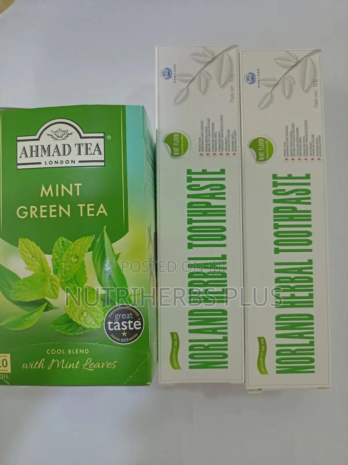 Norland Toothpaste + Mint Green Tea: 100% Treats Mouth Odour