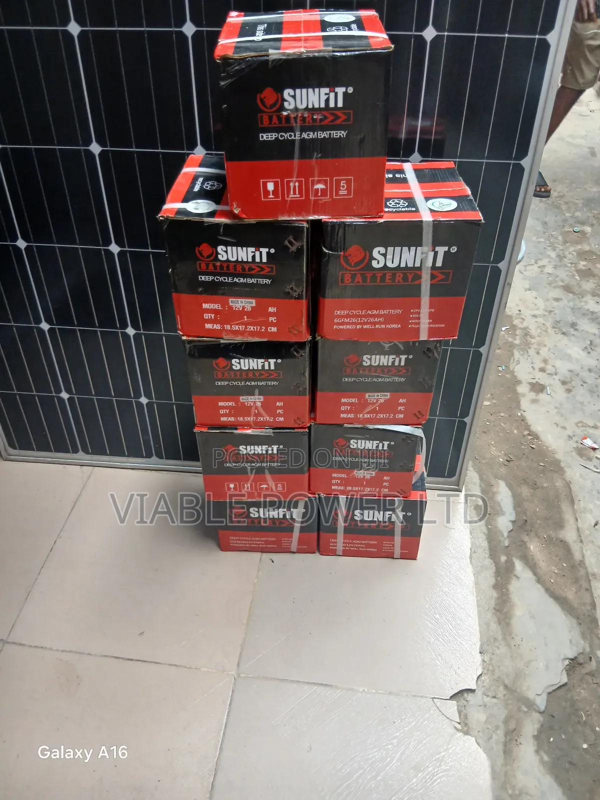 26ah Sunfit Dry Cell Battery Very Reliable and Efficient