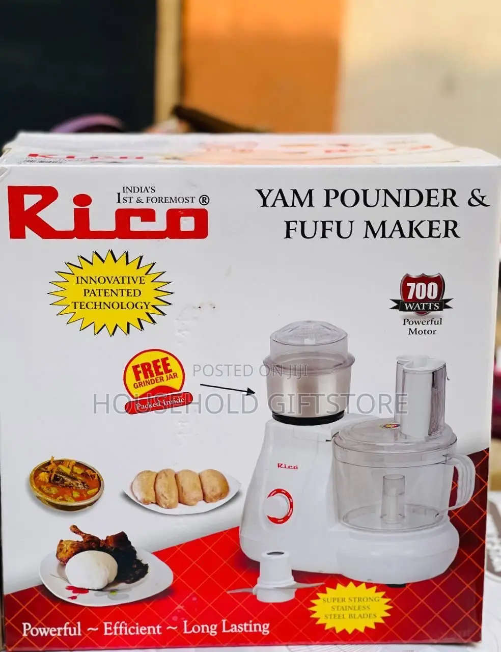 Rico Yam Pounder and Fufu Maker