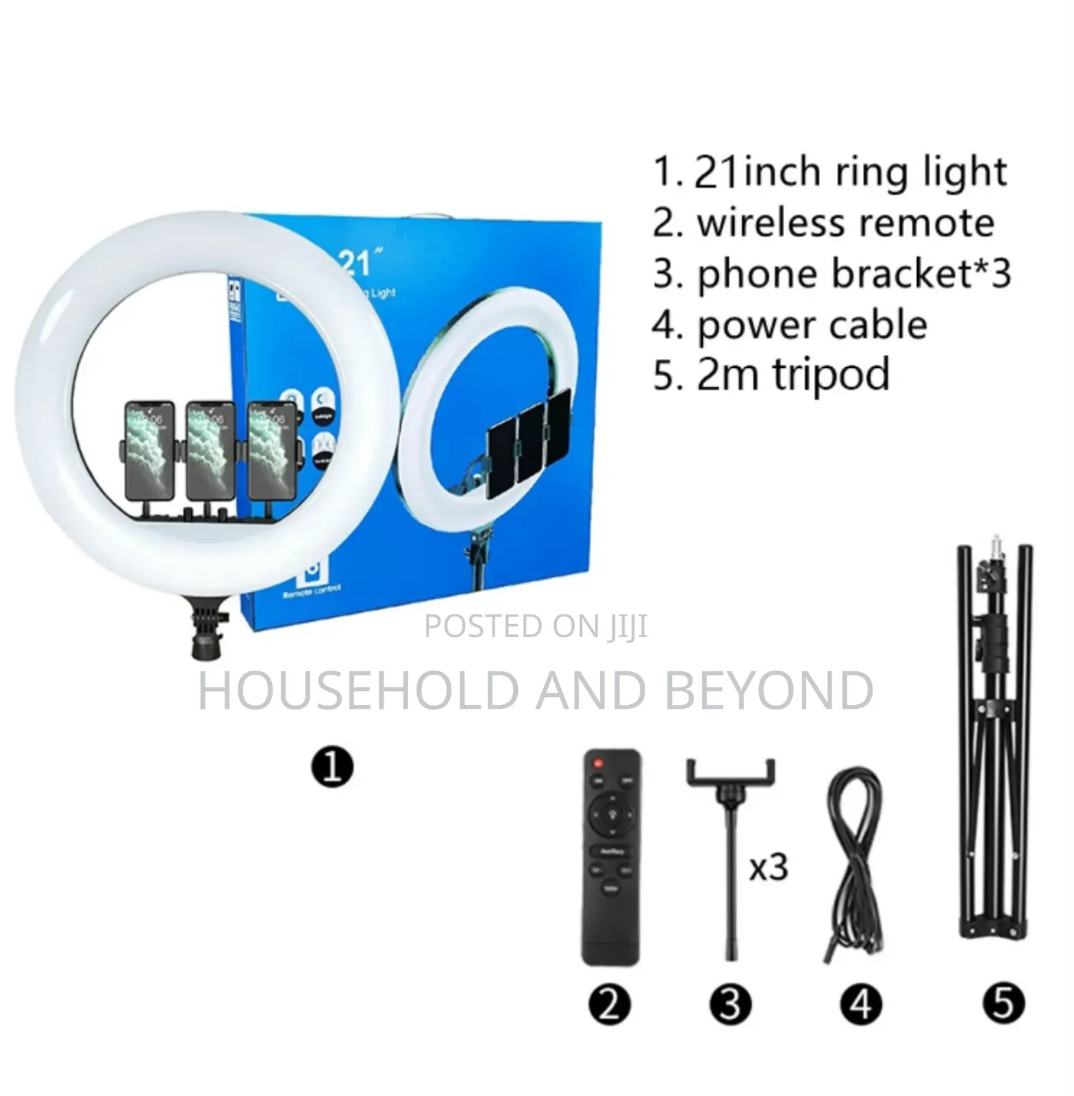 21 Inches Ringlight With Tripod Stand