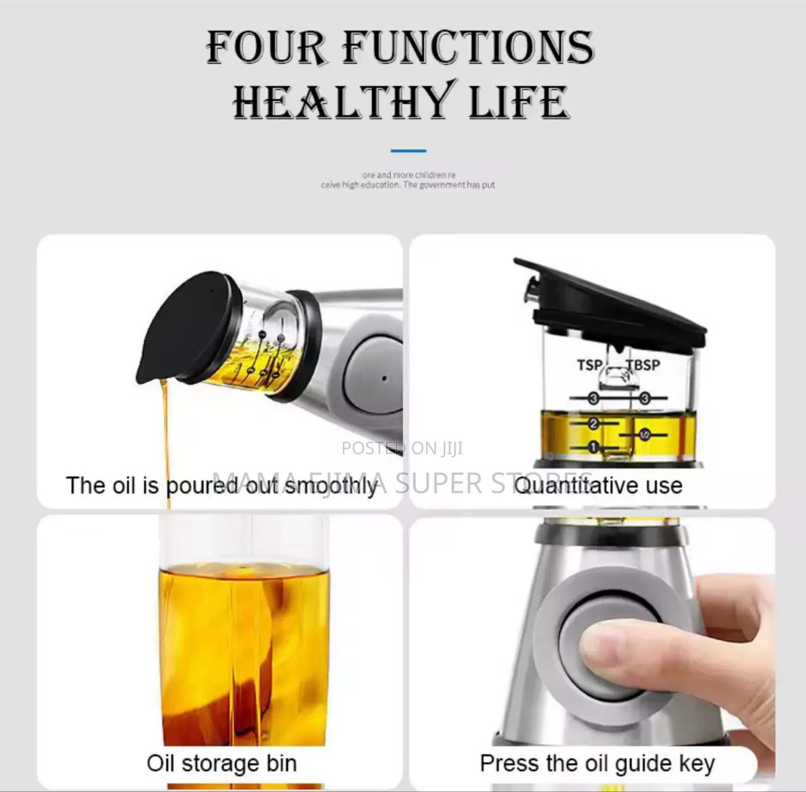 Superior Clear Glass Oil