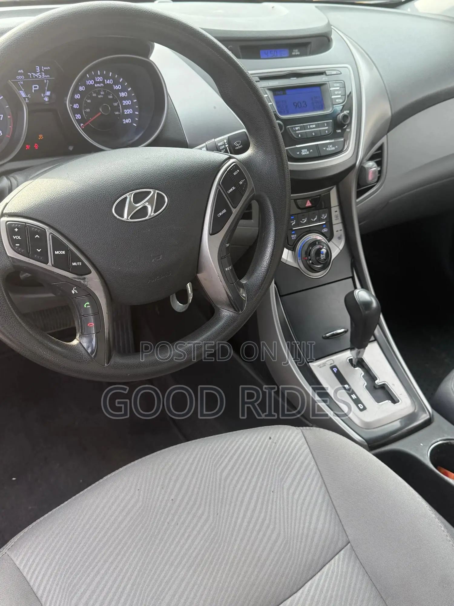 Hyundai Elantra 2013 Gray