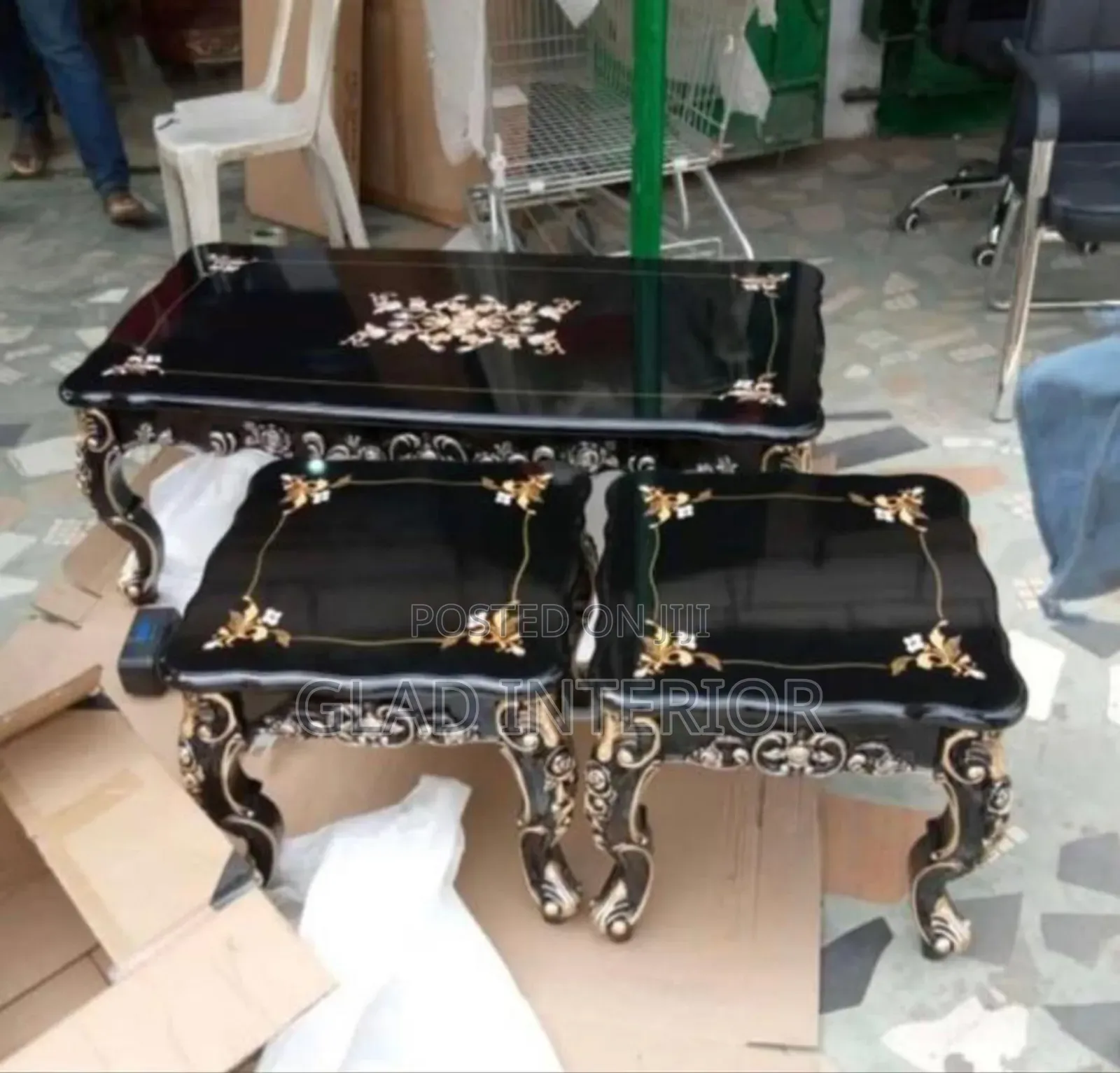 Center Table With Side Table