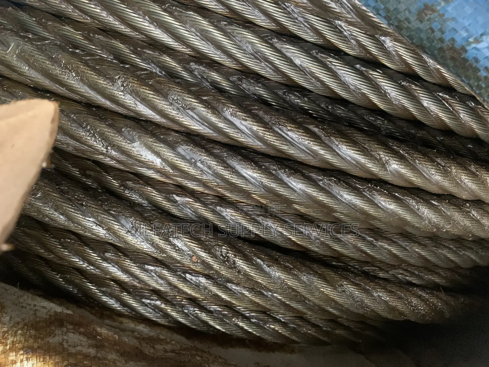 24mm 6*36core Black Steel Wire Rope