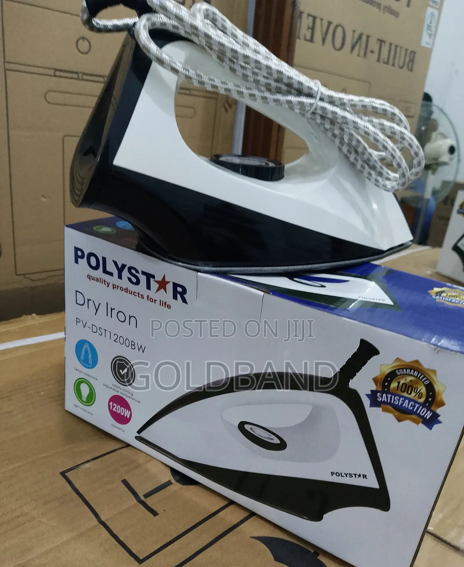Polystar Electric Dry Iron- Easy Ironing At Home