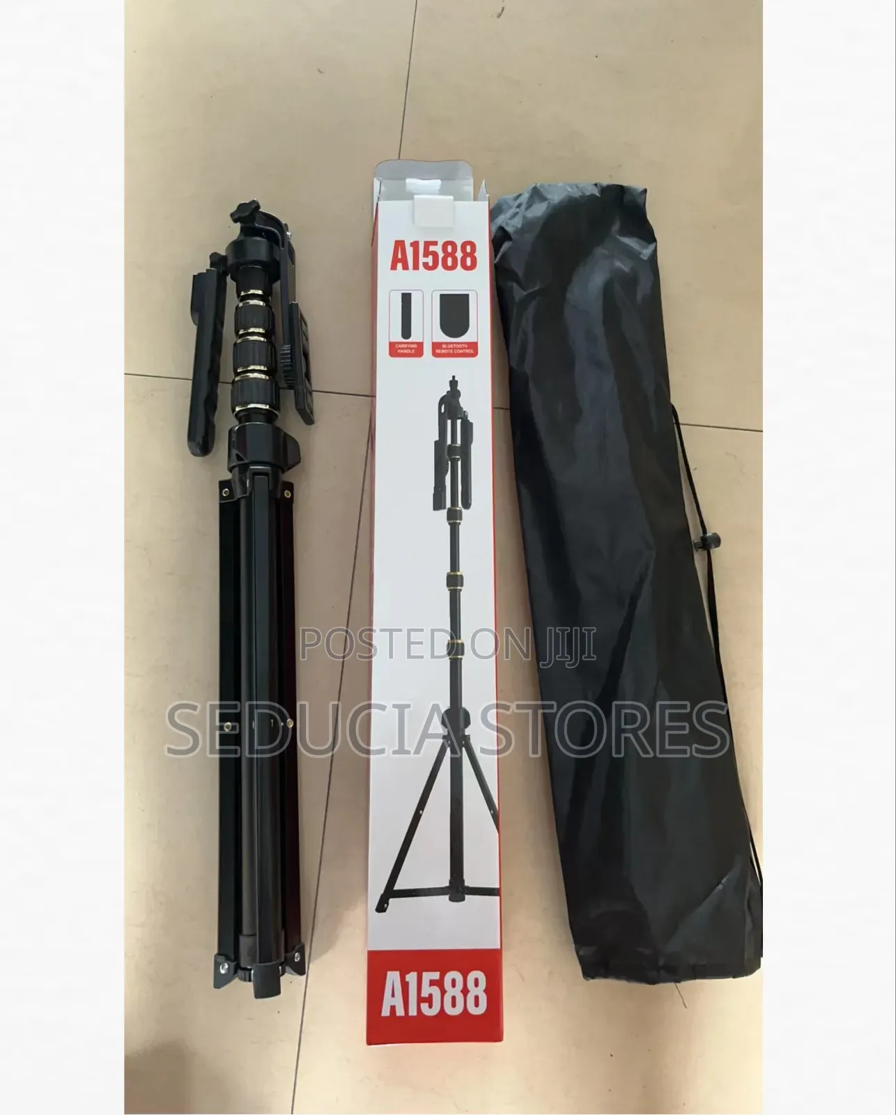 A1588 Monopod With Bluetooth Shutter - 7 Feet Tripod