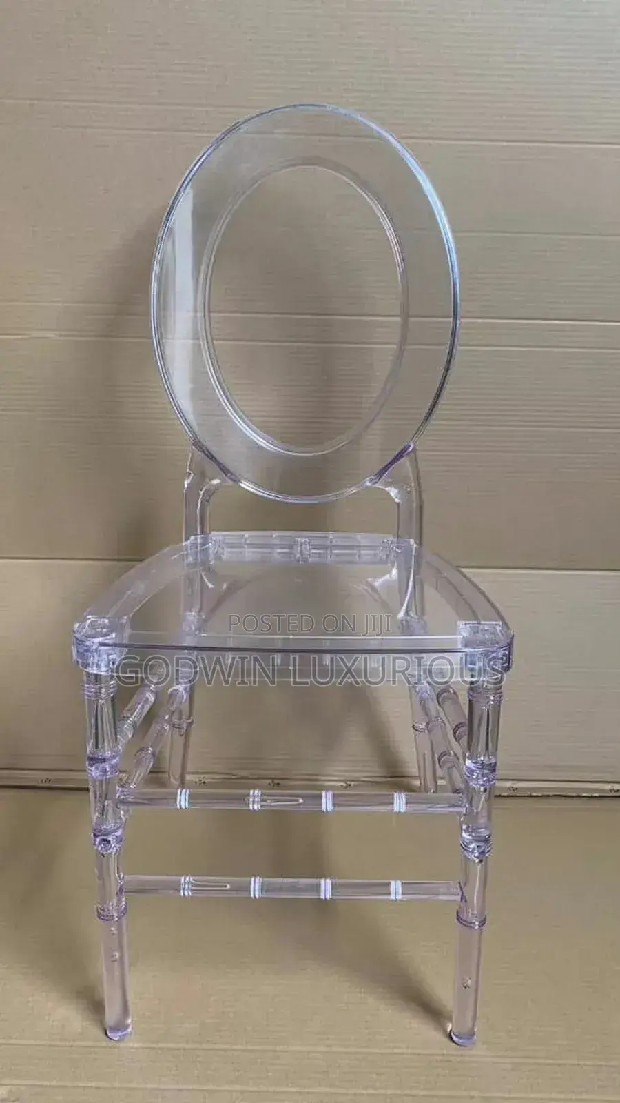 Clear O Back Chair
