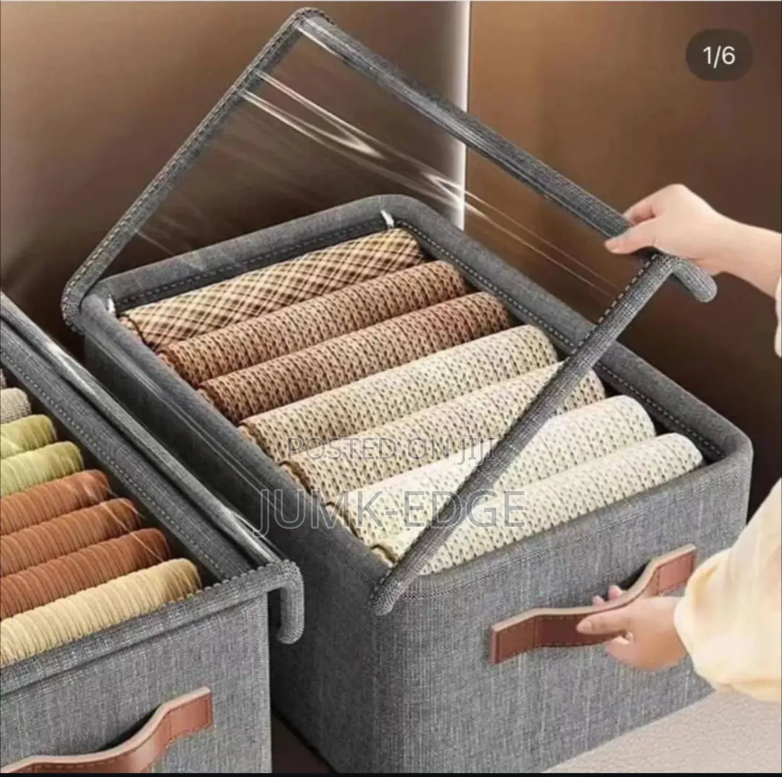 Jean Storage Bag With Lid