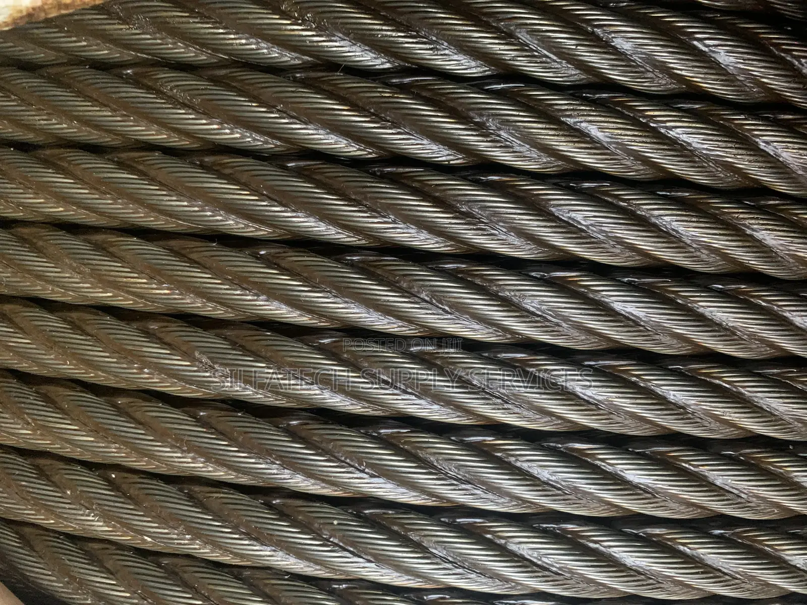 24mm 6*19core Black Steel Wire Rope