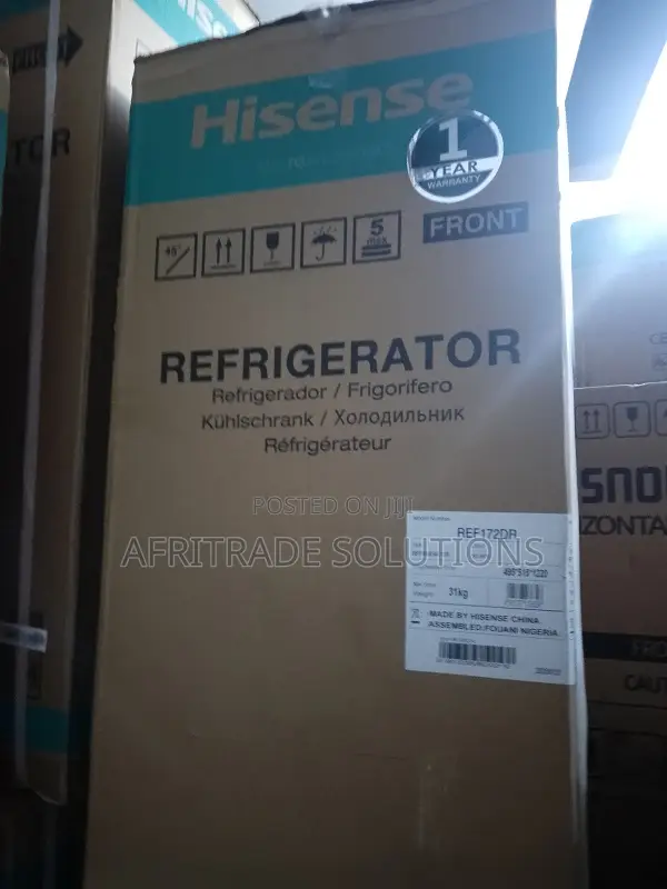Hisense 124litres Ref172dr Single Silver Refrigerator