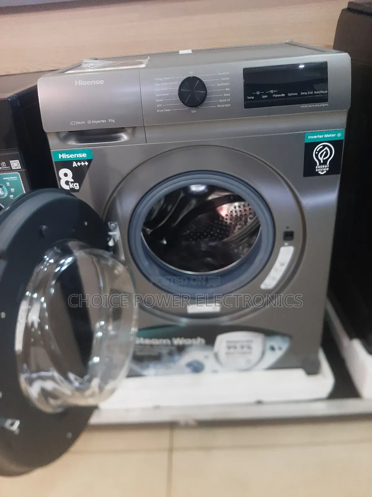 Hisense Automatic Inveter Washing Machine Front Load 8kg.