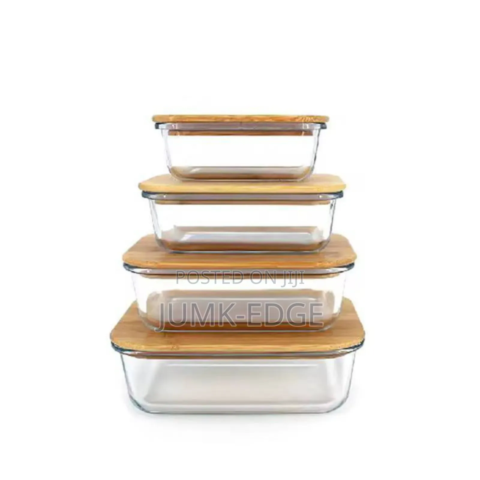 Lock Fresh Glass Storage Bowl With Bamboo Lid