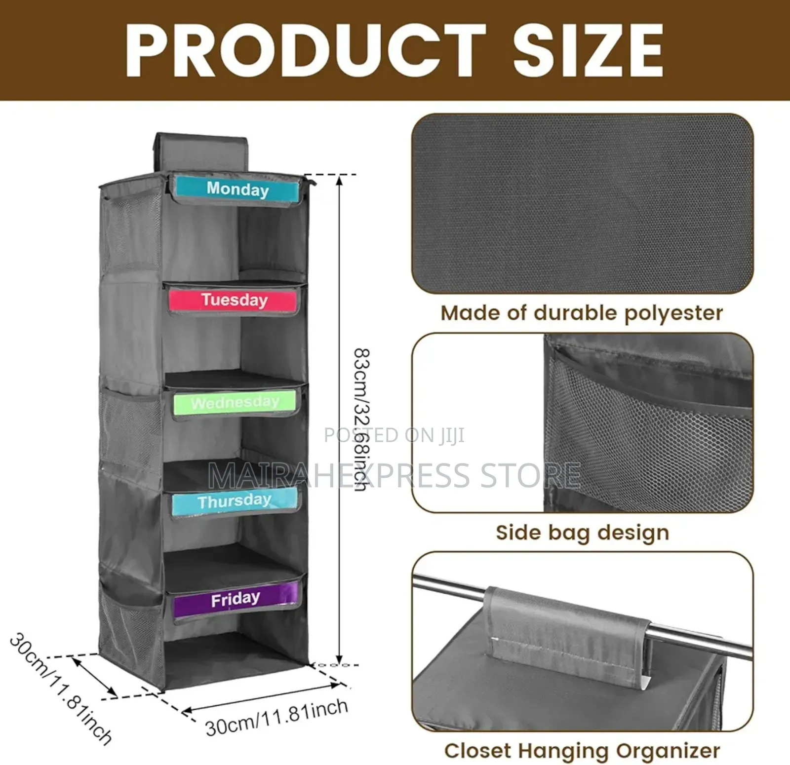 5-layer Kids Daily Foldable Clothes Organizer