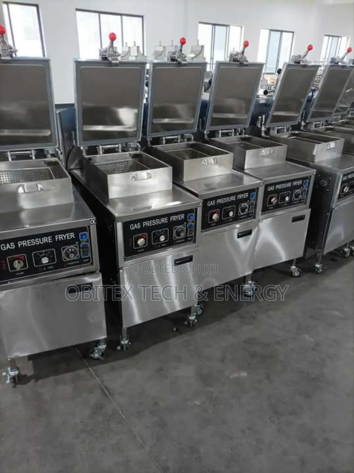 Gas Pressure Fryer – 25l Commercial Deep Fryer for Cooking