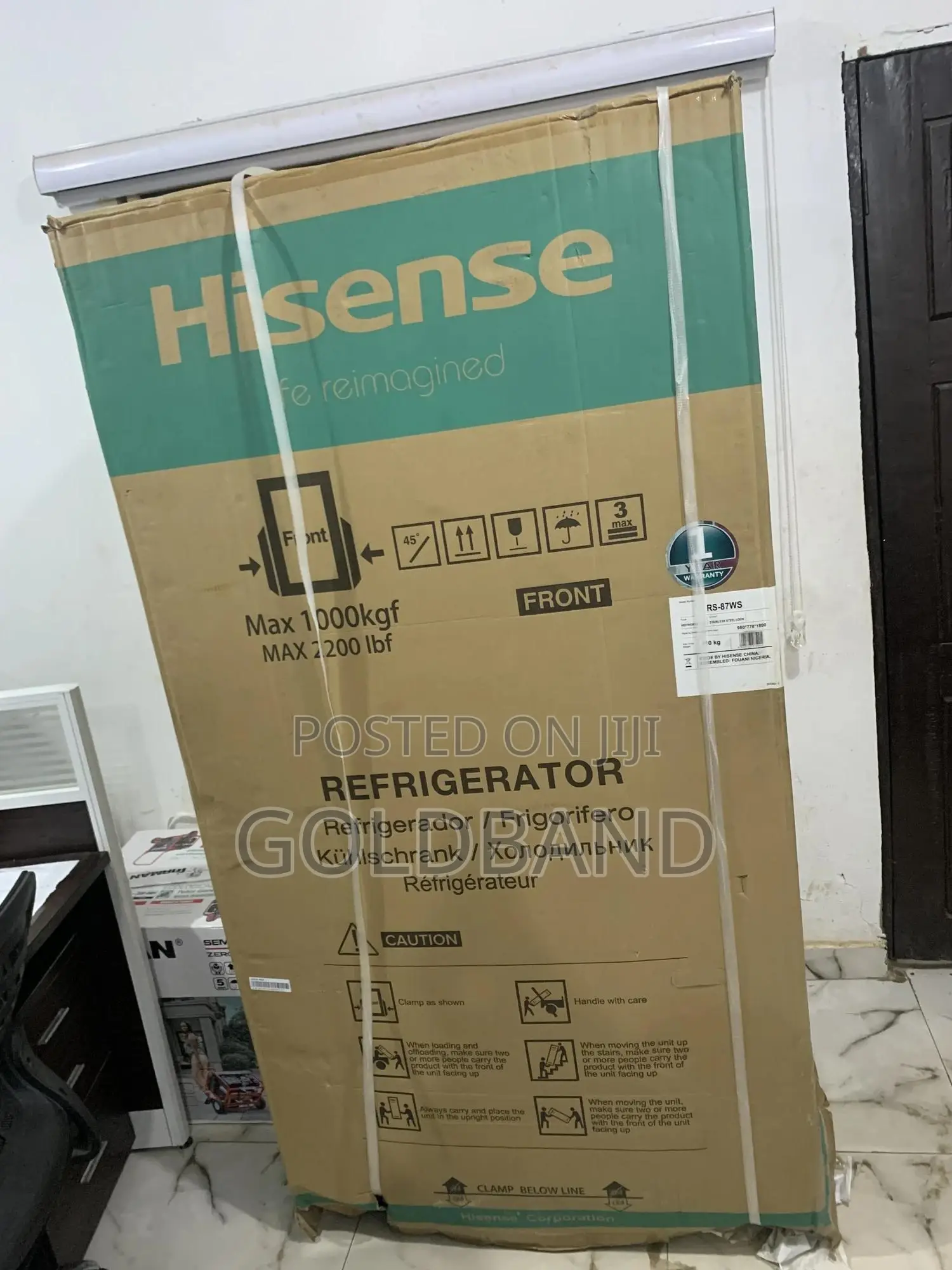 Hisense Rs87ws Fridge the Perfect Balance of Space Cooling