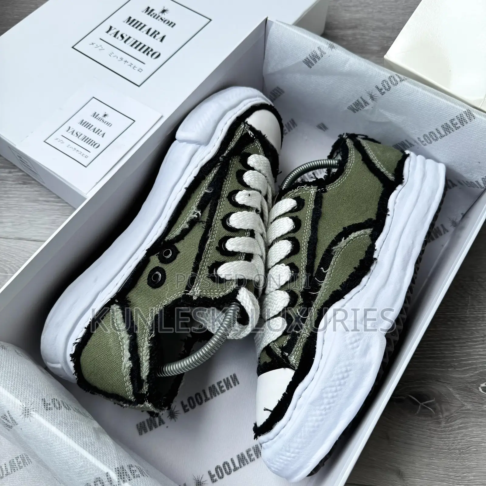 Maison Mihara Yasuhiro Peterson Og Sole Low Top Sneakers