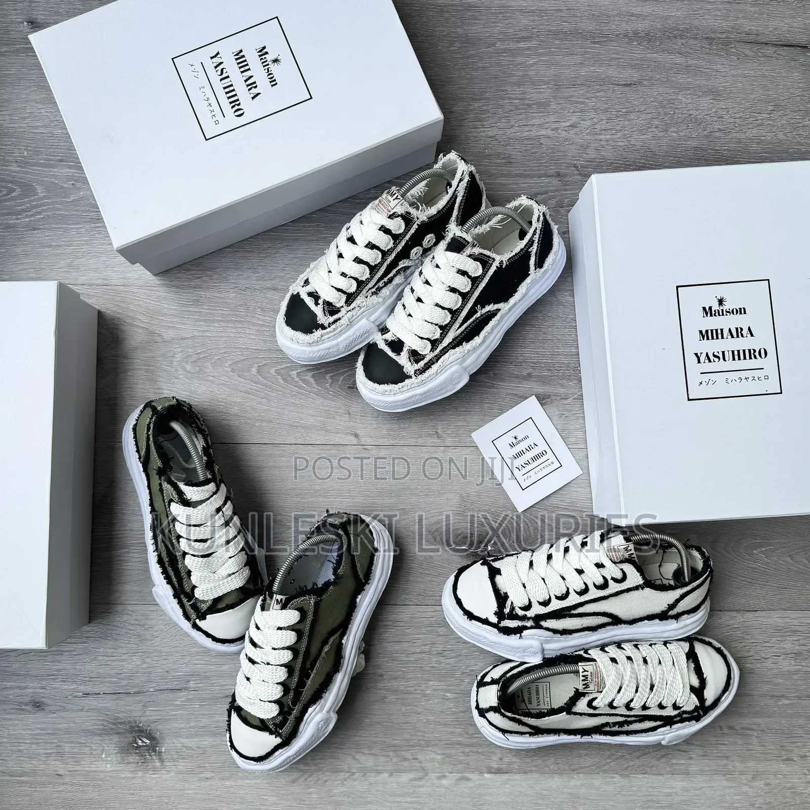 Maison Mihara Yasuhiro Peterson Og Sole Low Top Sneakers