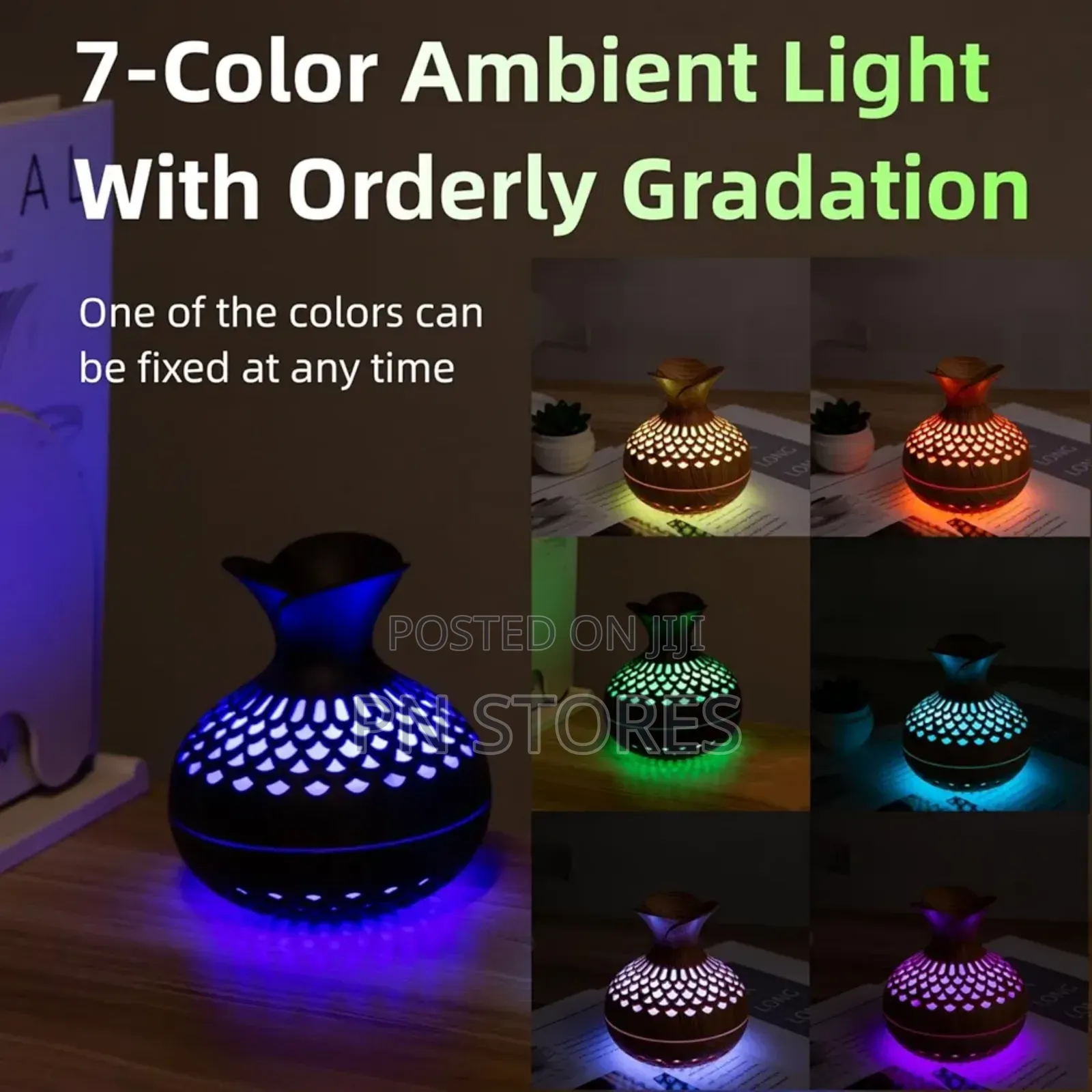 300ml Wooden Mini Usb Humidifier