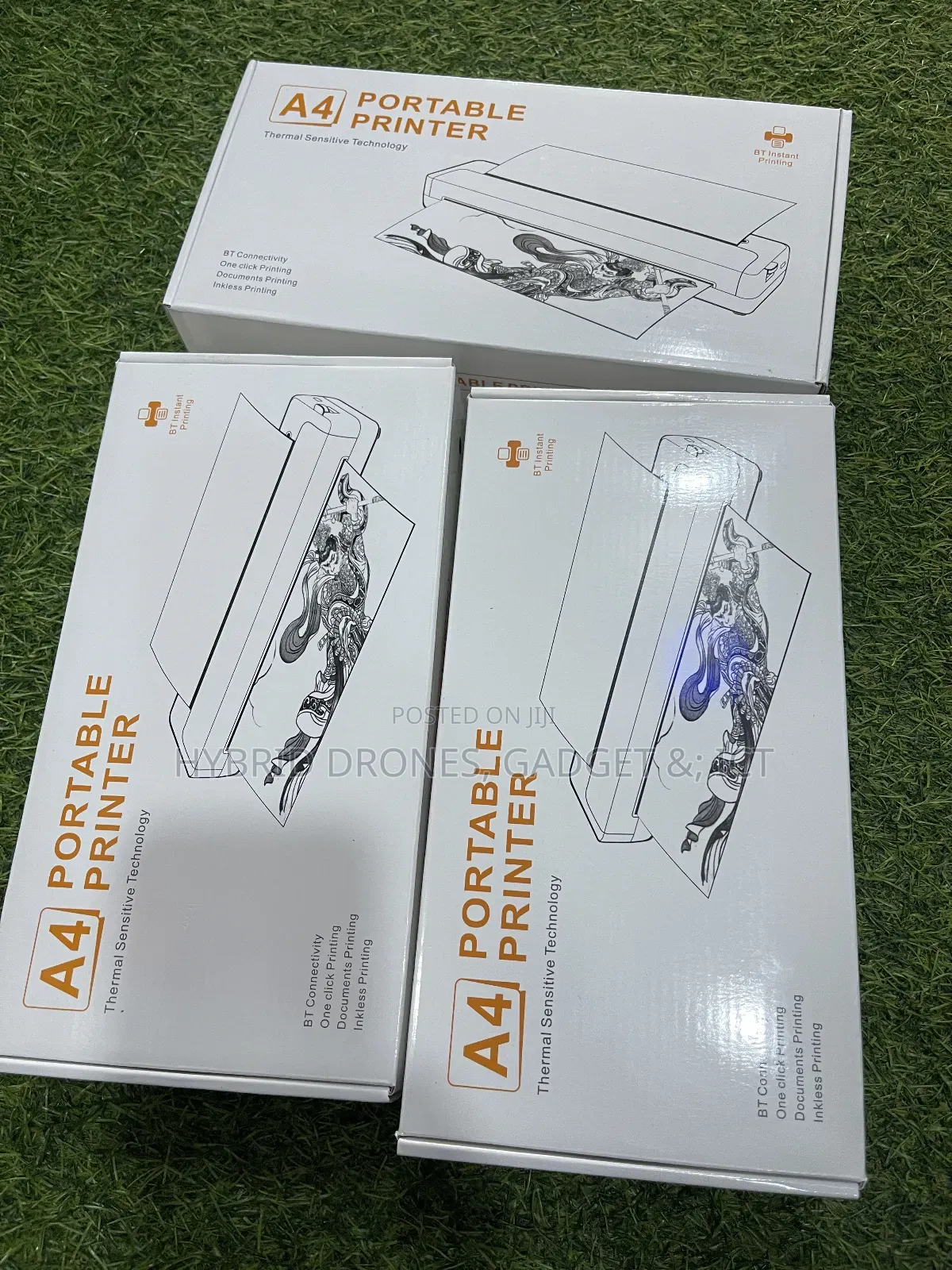 Wireless A4 Portable Bluetooth Printer for Business +100paper