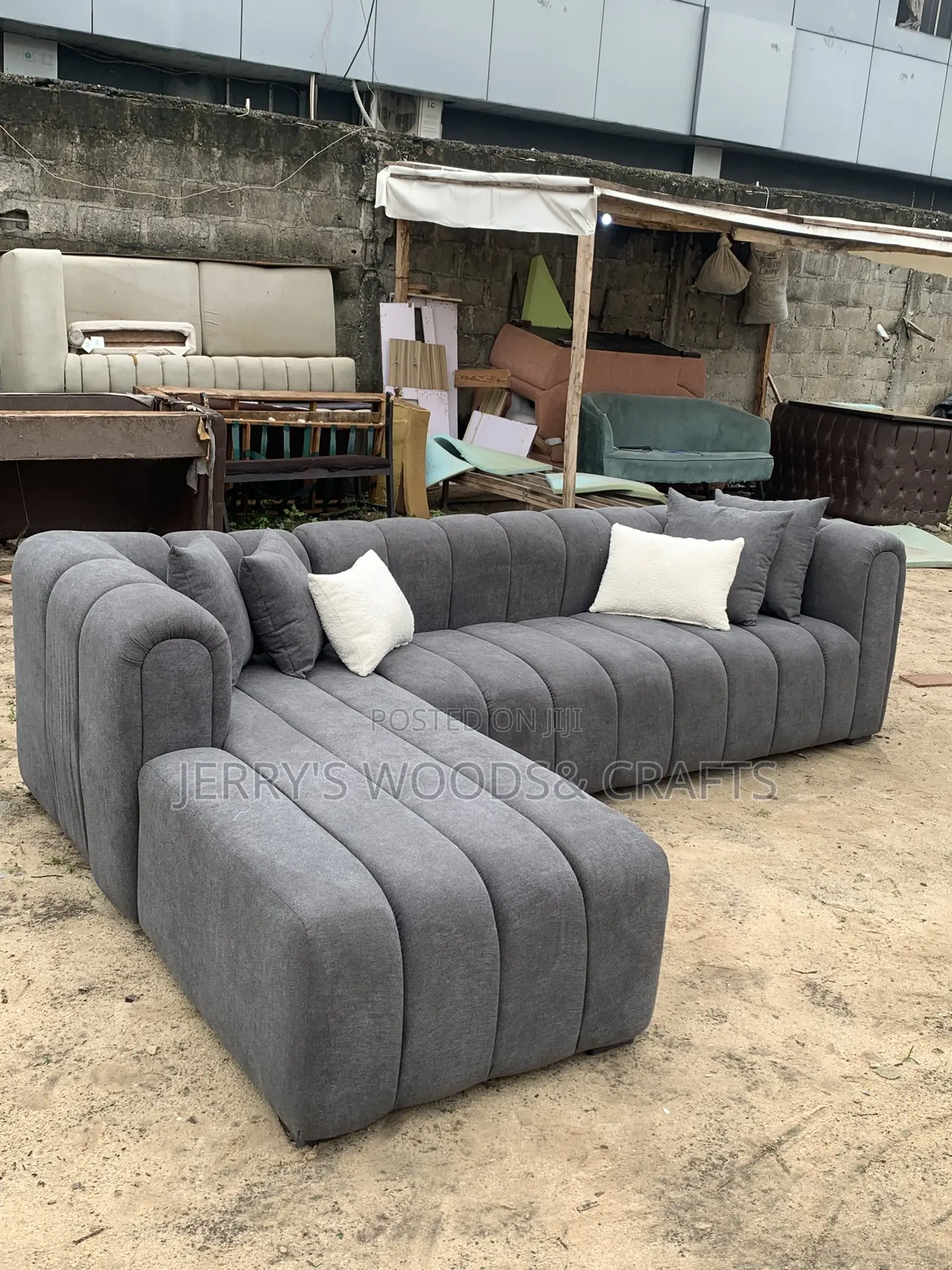 5 Seater Quality Fabric Sofa Chair