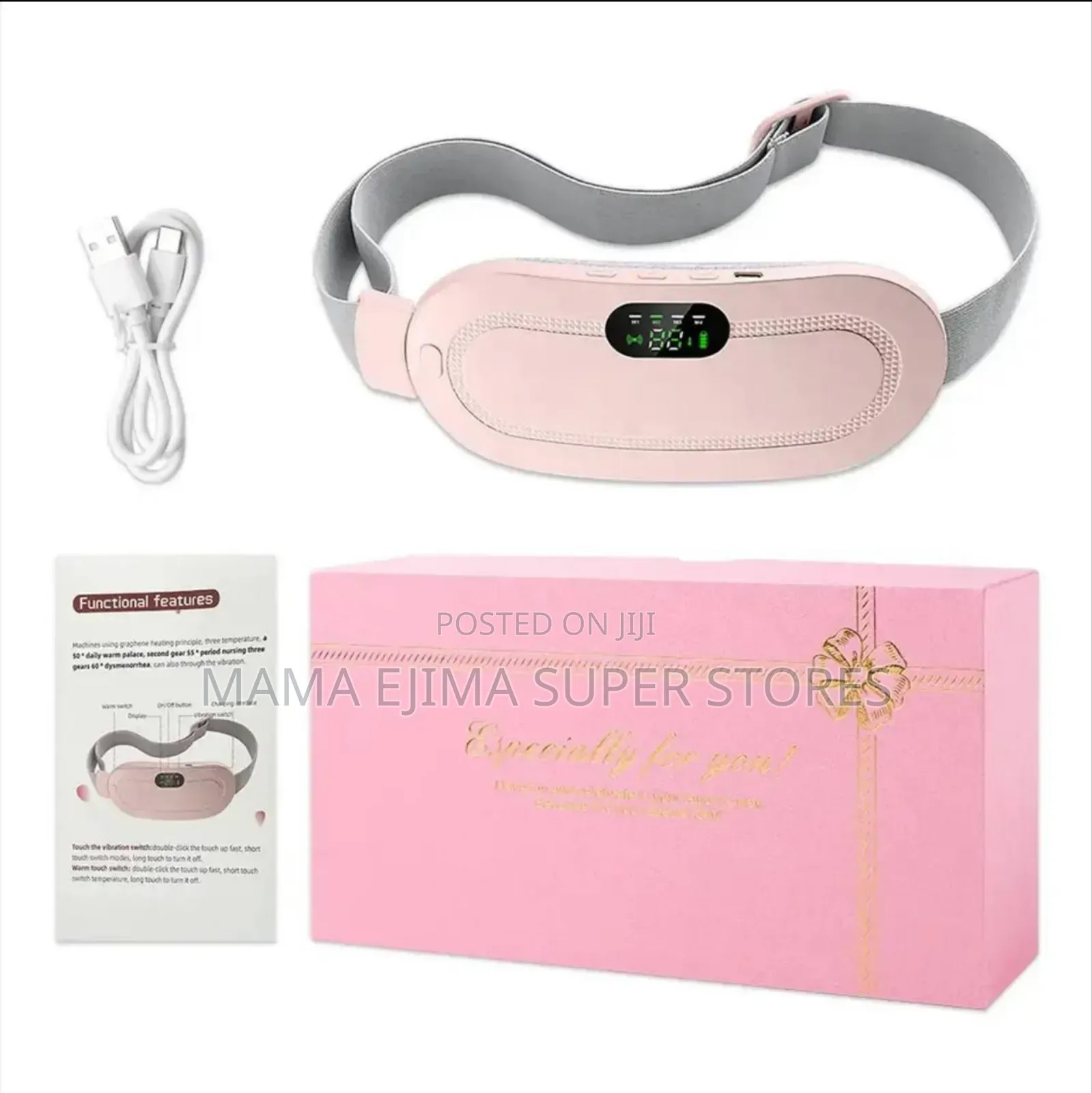 Portable Heating Pad Menstrual Heating Massager Belt Abdomin