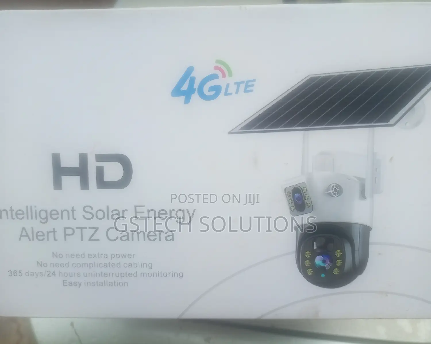 Solar Powered Dual Lens Ptz Cctv Camera V380