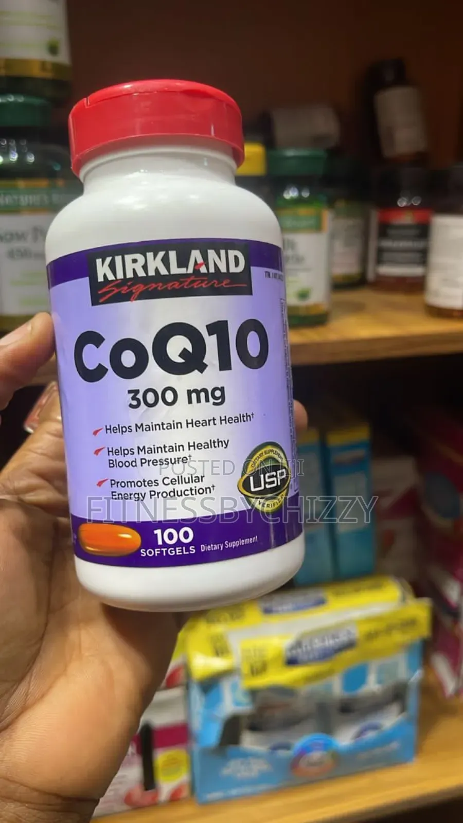 Kirkland Signature Coq10 300mg X 100 Softgels