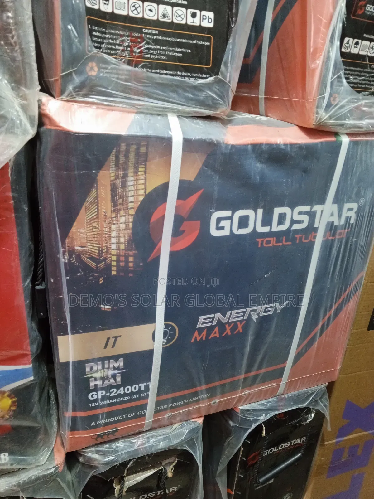 Tubular Battery Gold Star 240ah