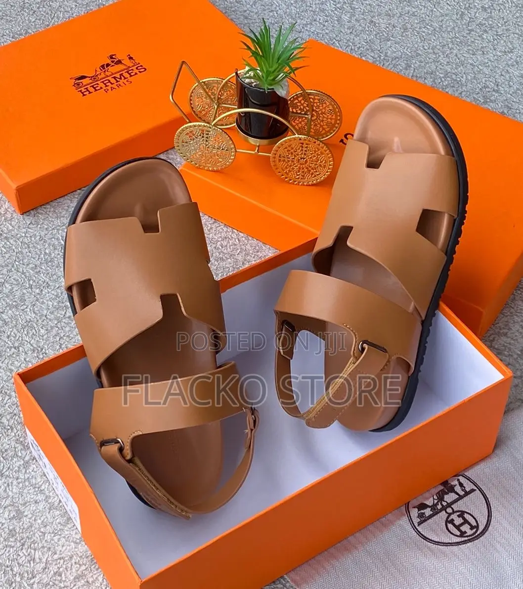 Original Hermes Leather Sandals