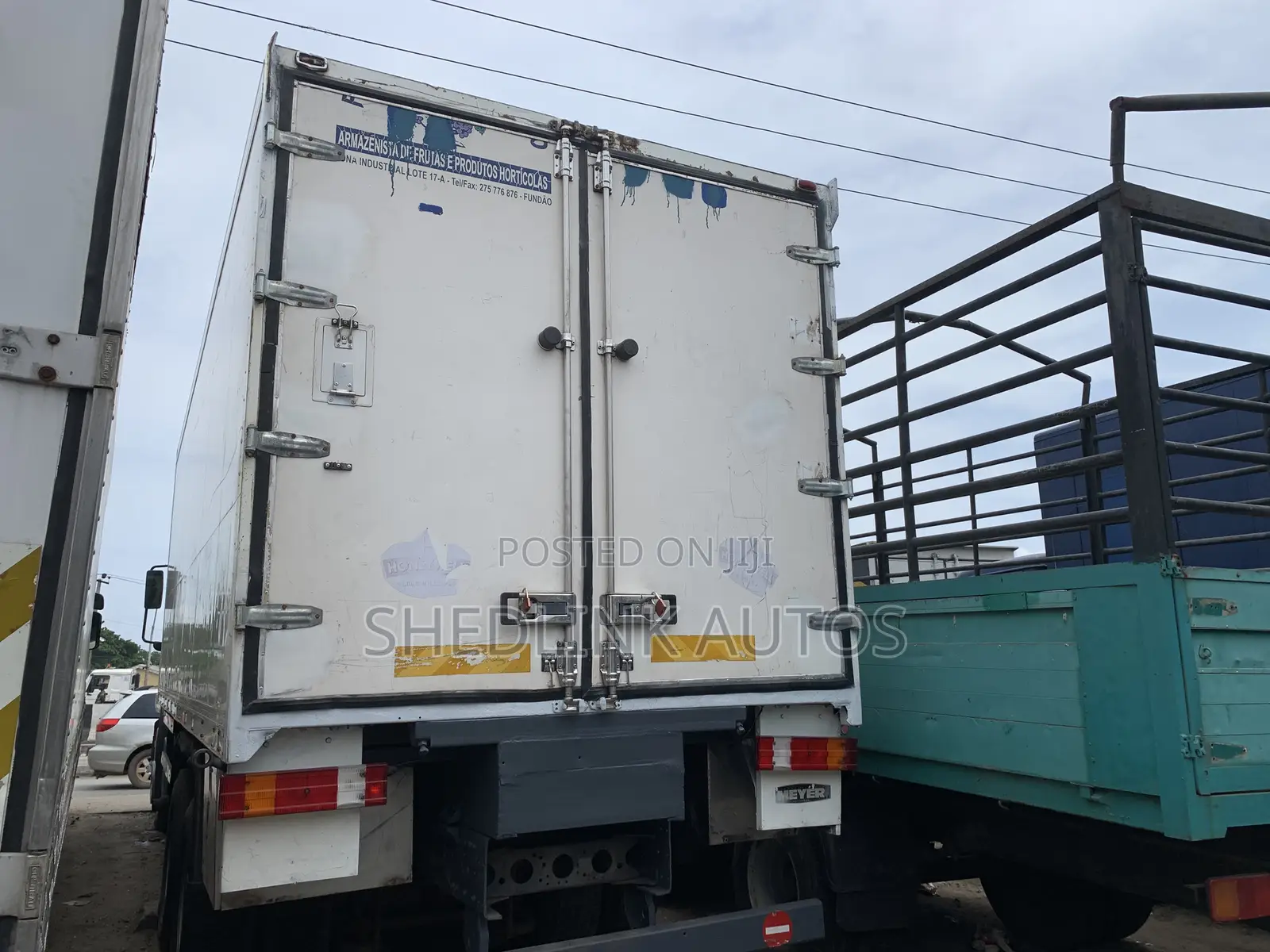 Foreign Used Mercedes Benz Container Body Truck