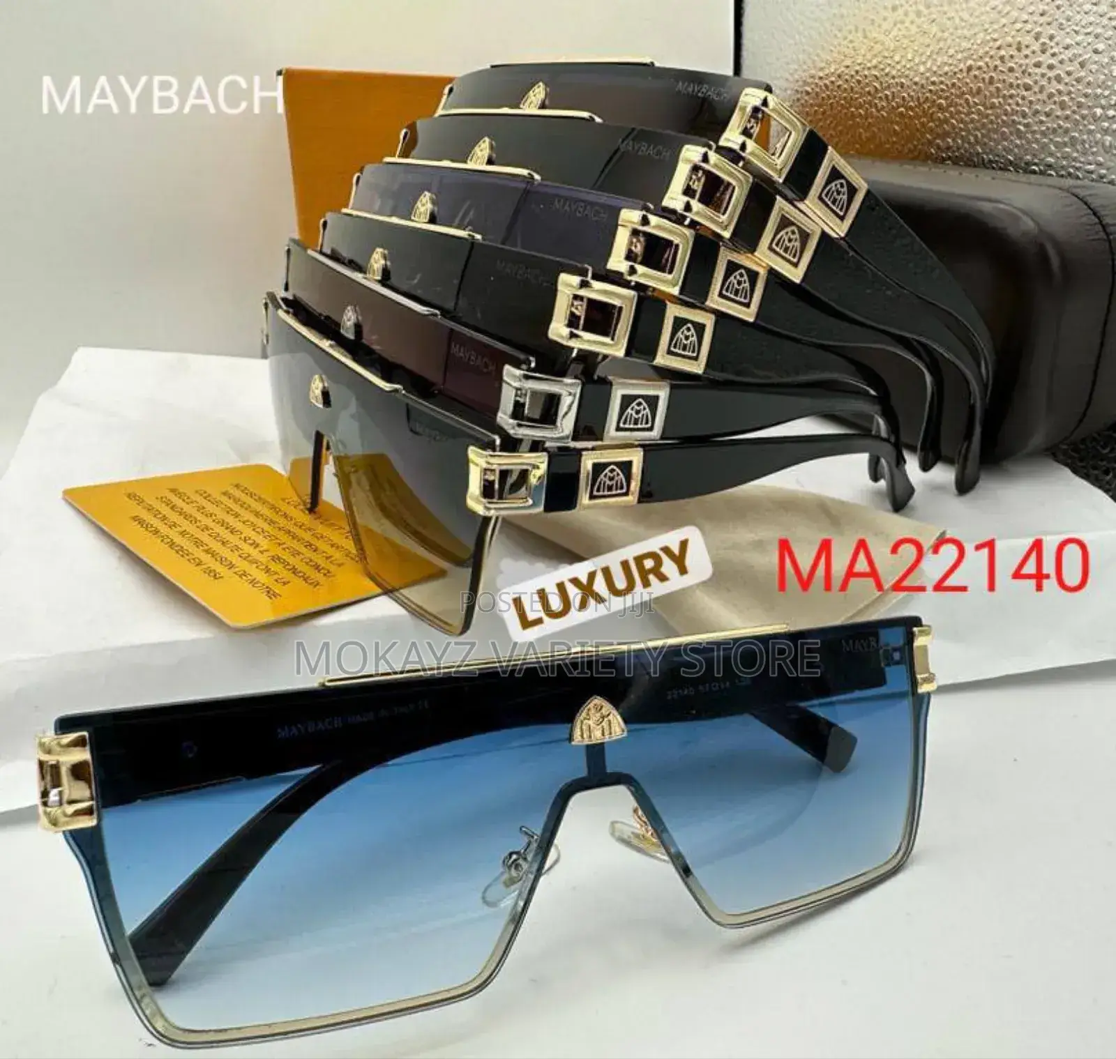 Maybach Designer Unisex Retro Sunshades/Sunglasses