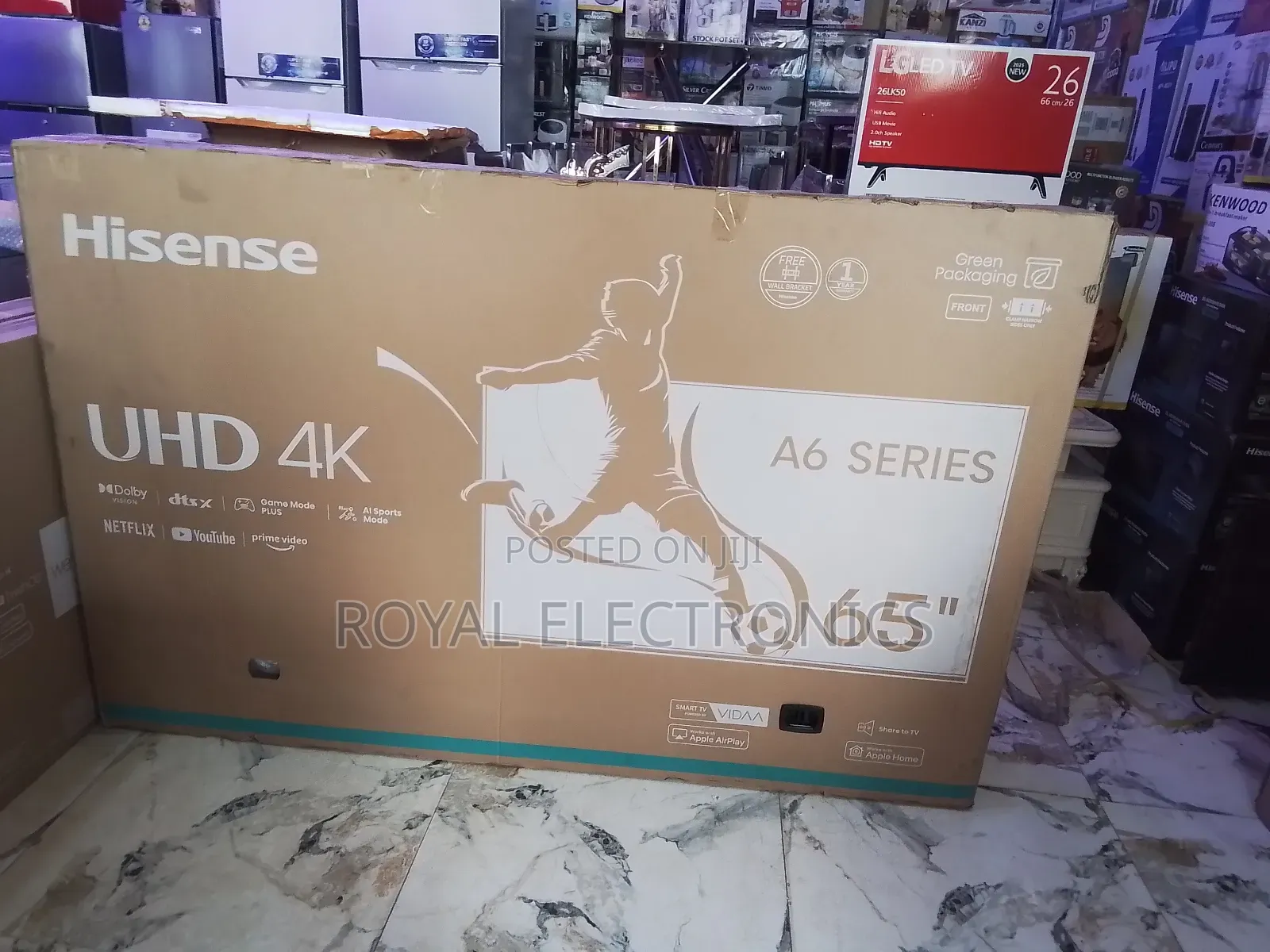 Brand New Hisense 65 Inches Smart 4k Uhd Android Tv