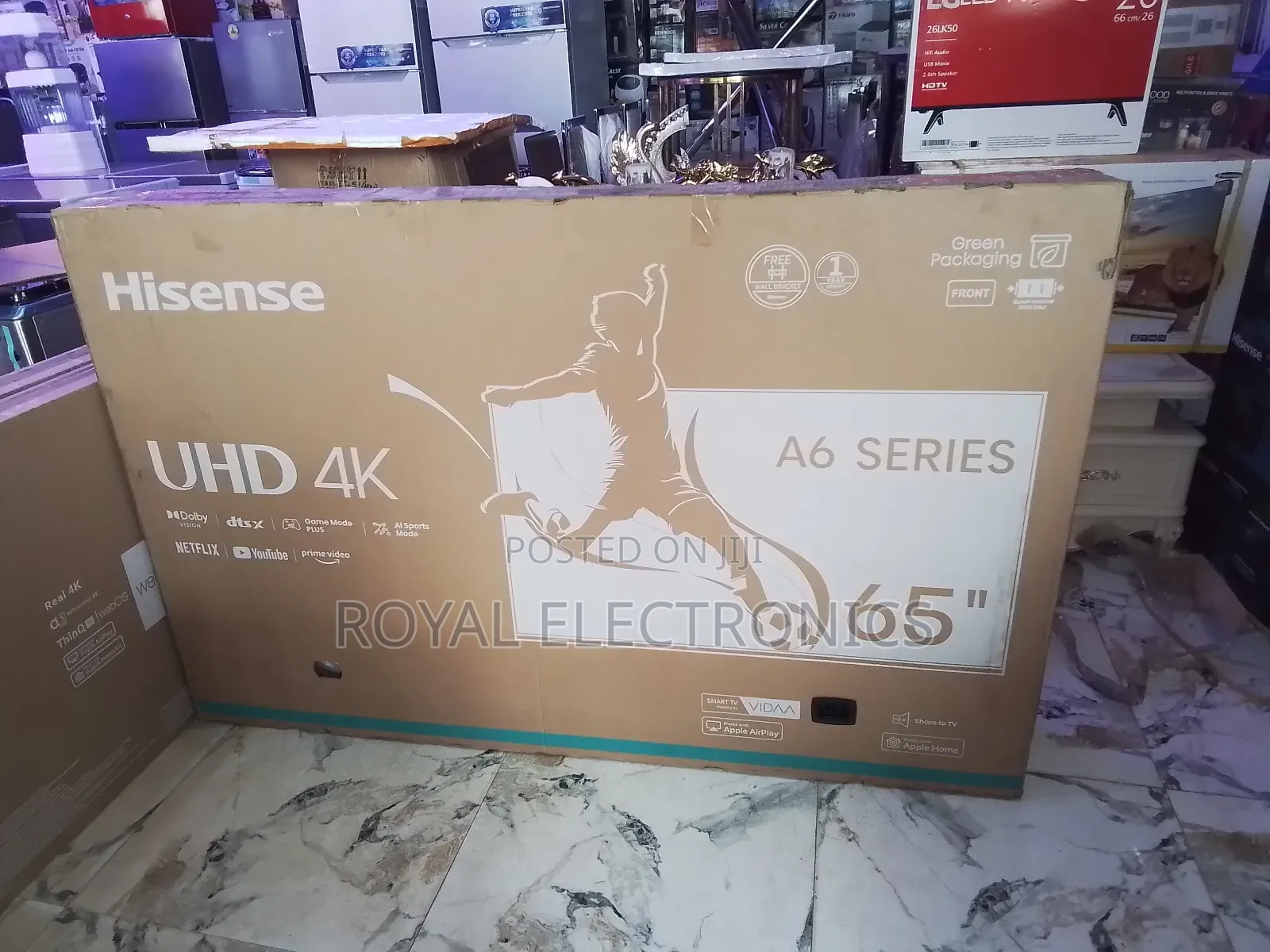 Brand New Hisense 65 Inches Smart 4k Uhd Android Tv