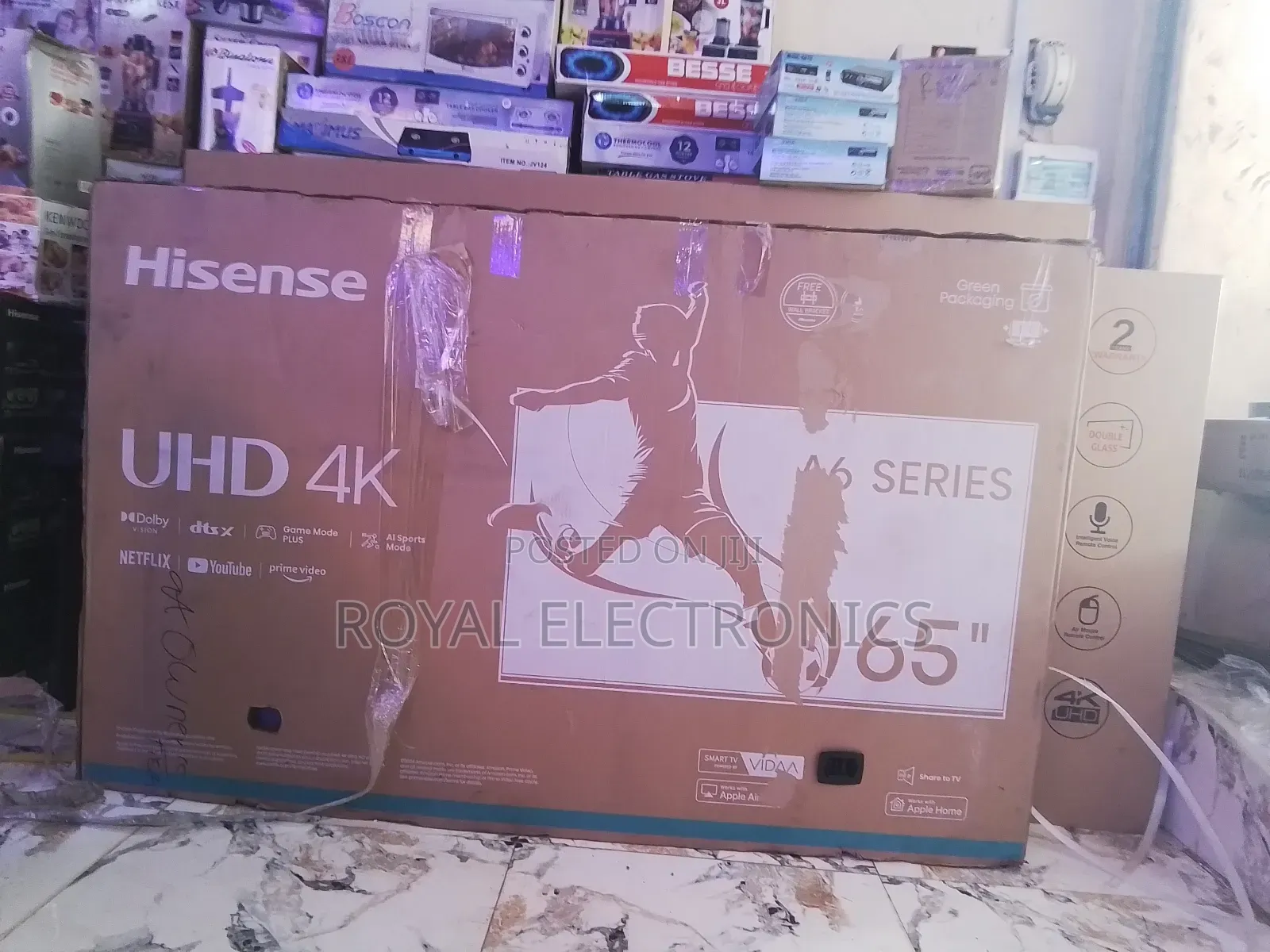 Very New Hisense 65 Inches Smart 4k Uhd Android Tv