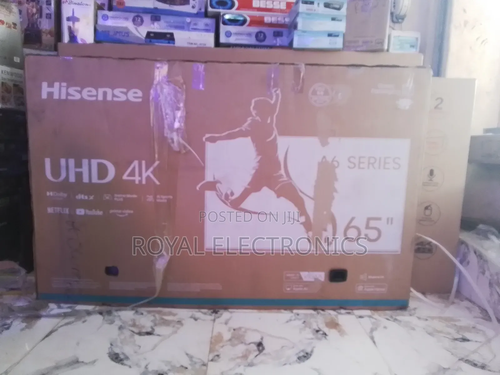 New Hisense 65 Inches Smart 4k Uhd Android Tv