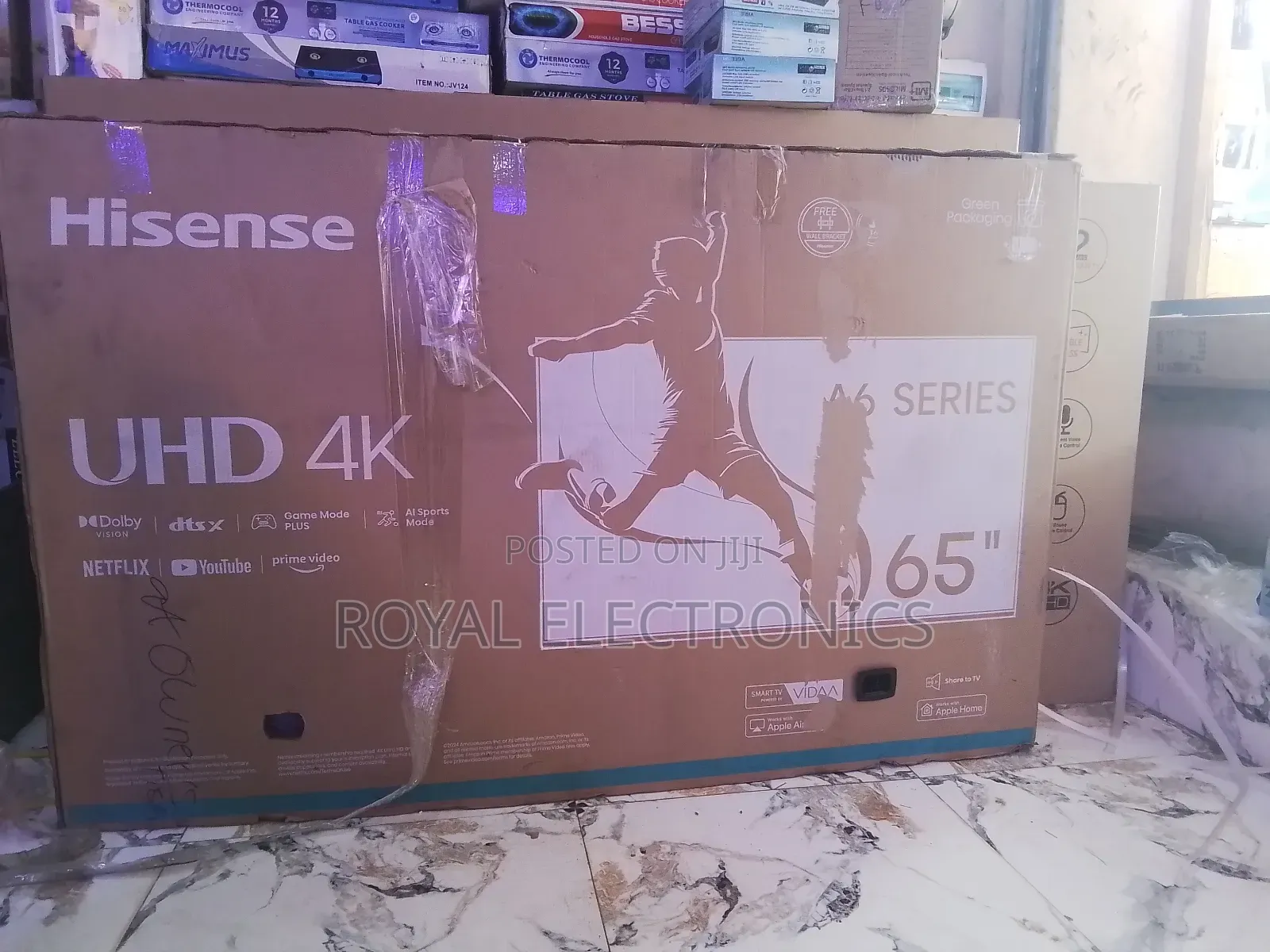 New Hisense 65 Inches Smart 4k Uhd Android Tv