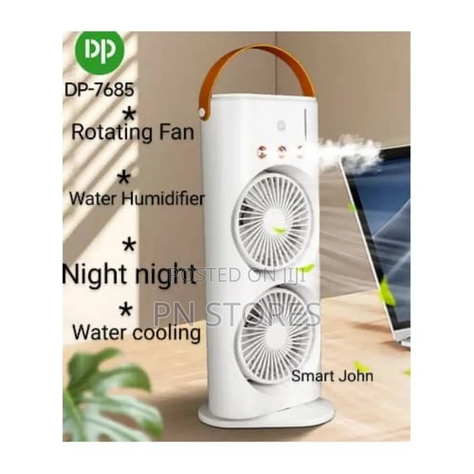 Quality Double Headed Rechargeable Fan