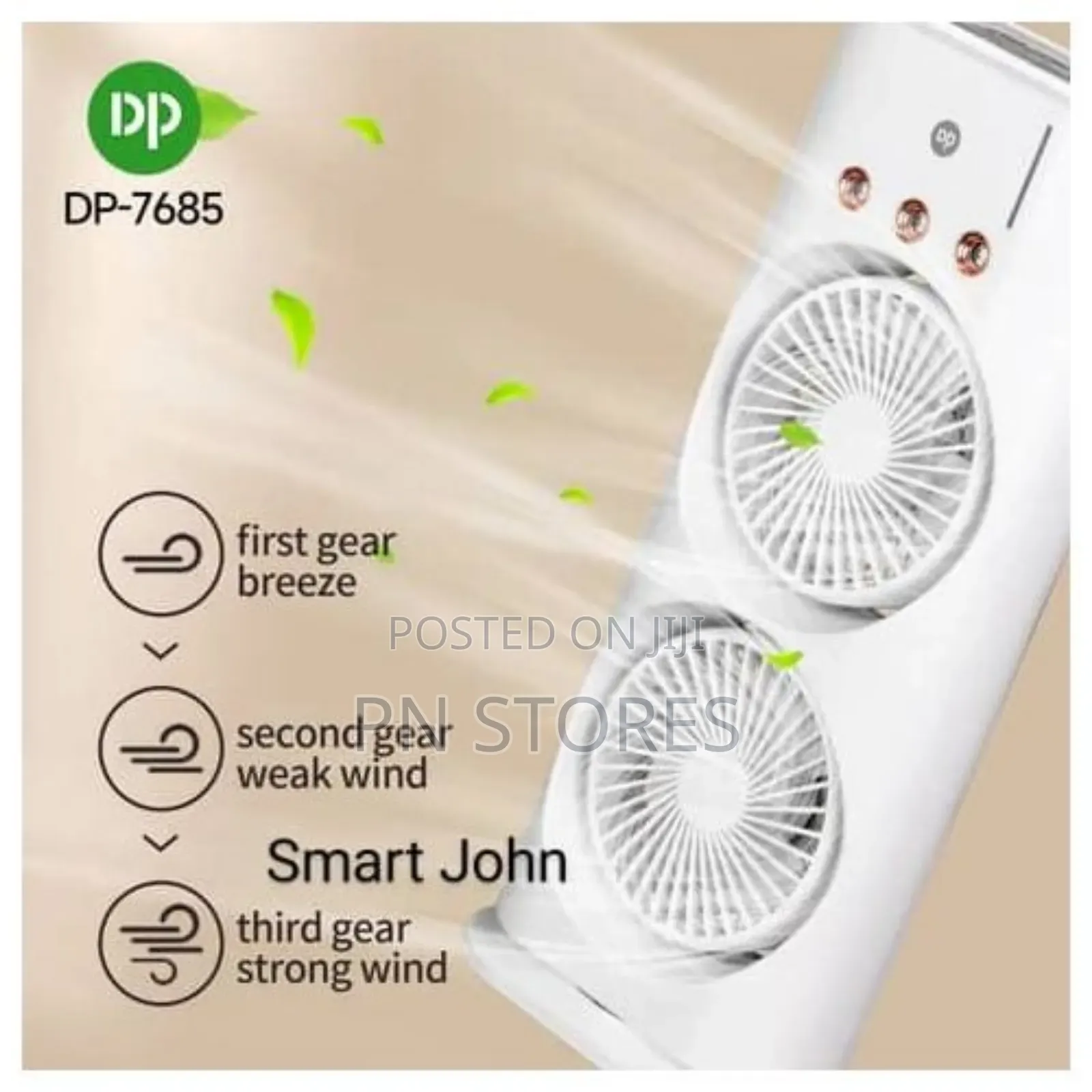 Quality Double Headed Rechargeable Fan