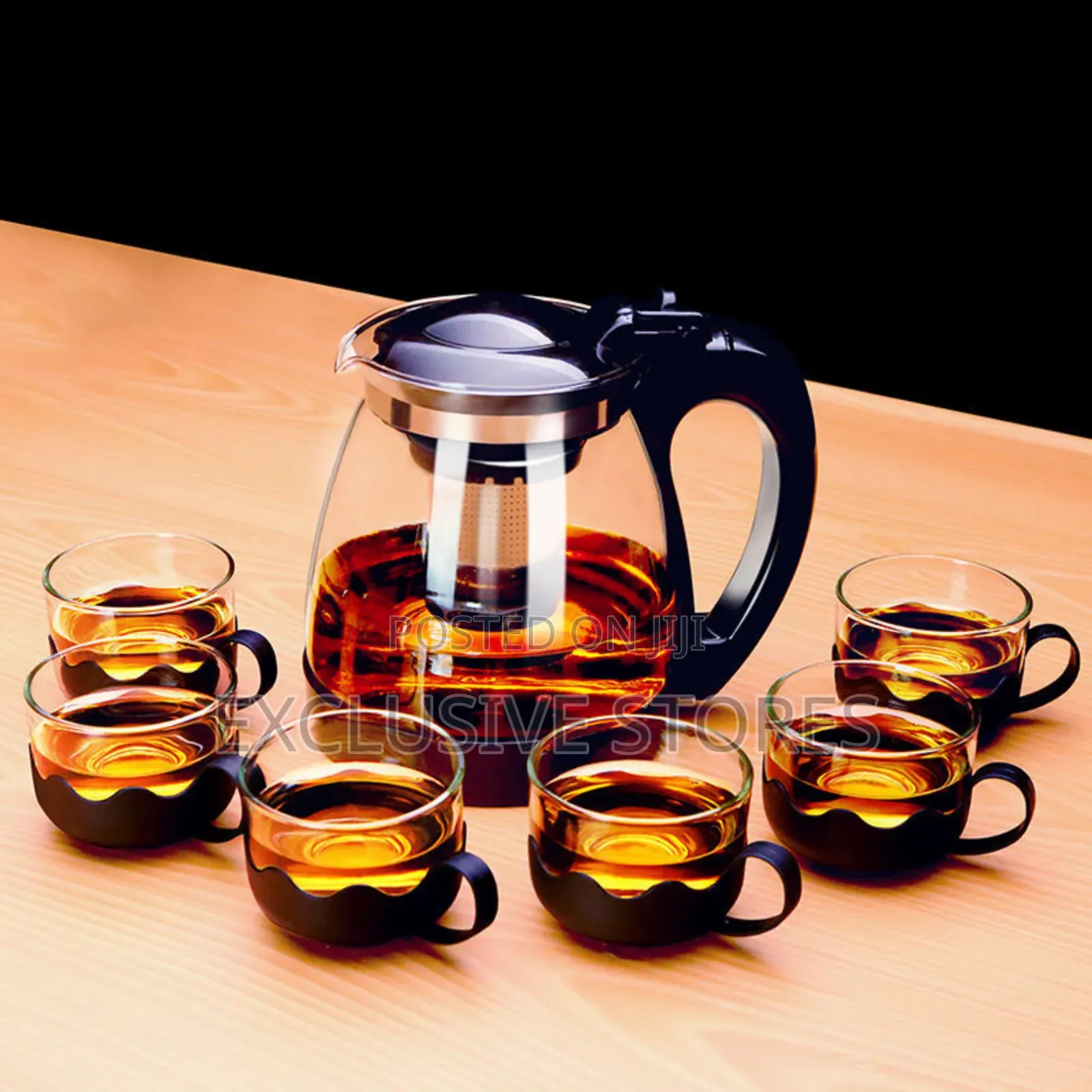 Glass Teapot Home Office Tea Pot
