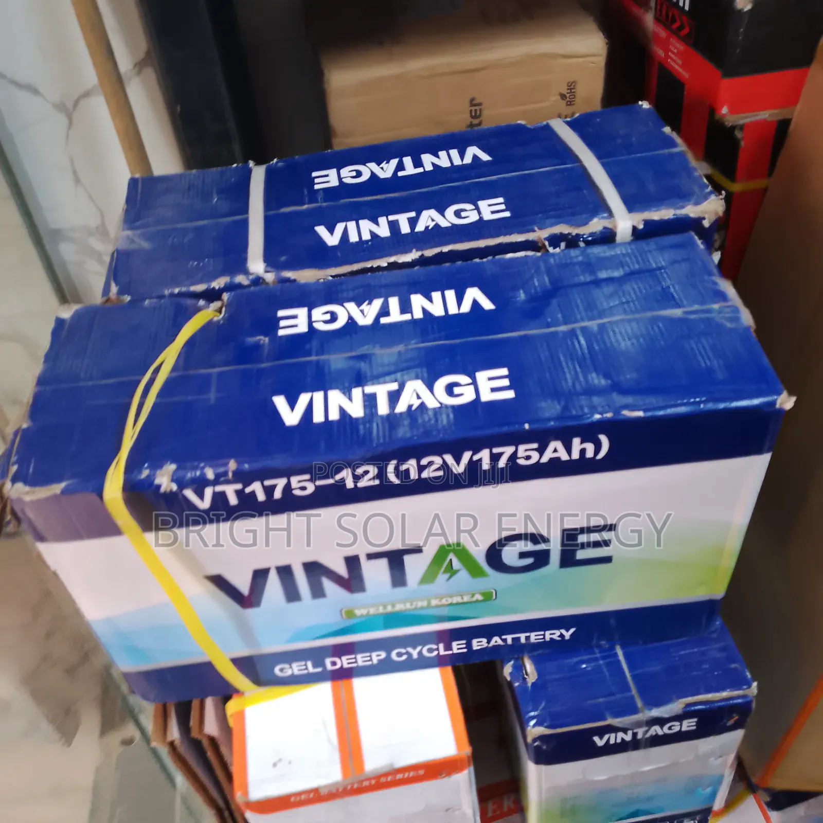 Vintage Solar Tubular Battery 175ah 12v